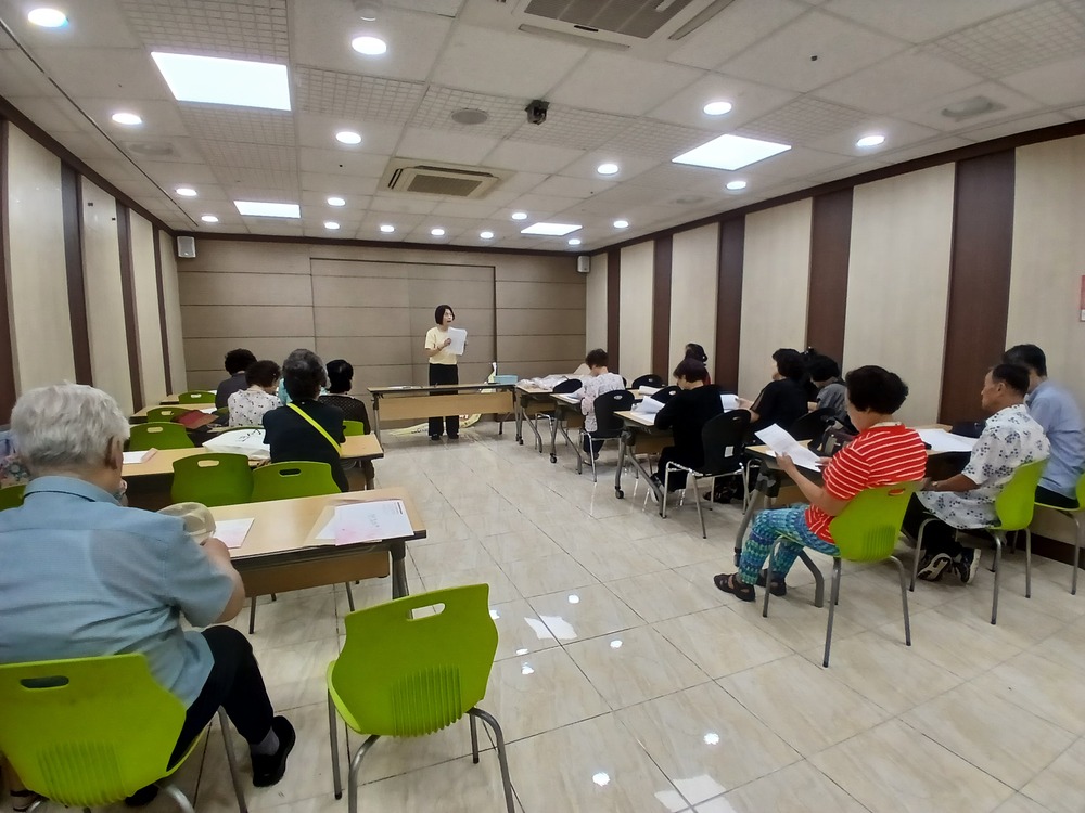 [노인사회활동지원사업 8월 간담회 실시]